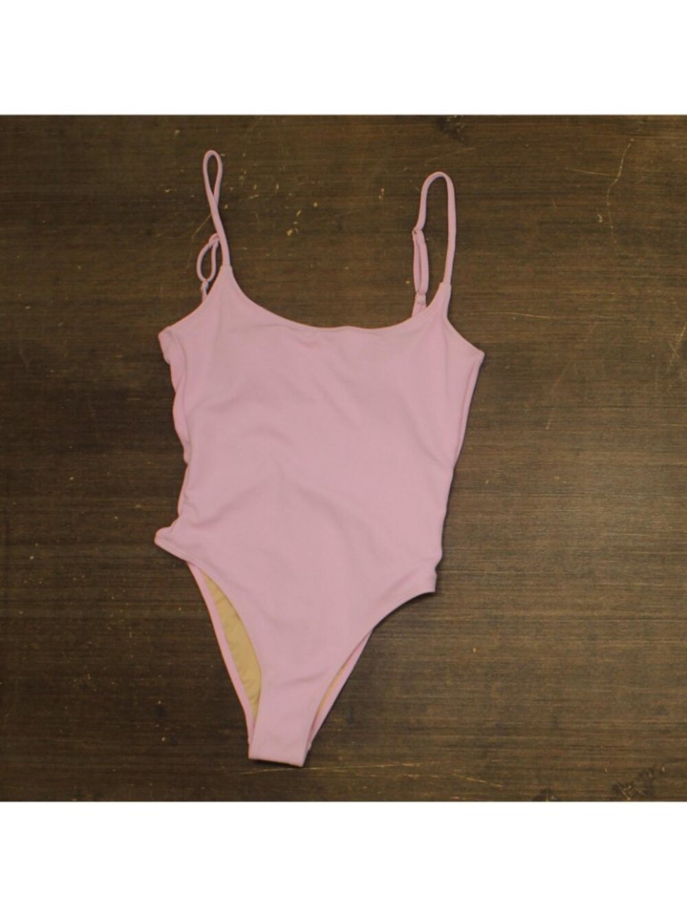 NWT Cotton On Scoop-Back Cheeky One-Piece Swimsuit Pirouette Crepe Purple Pink S - Picture 5 of 10